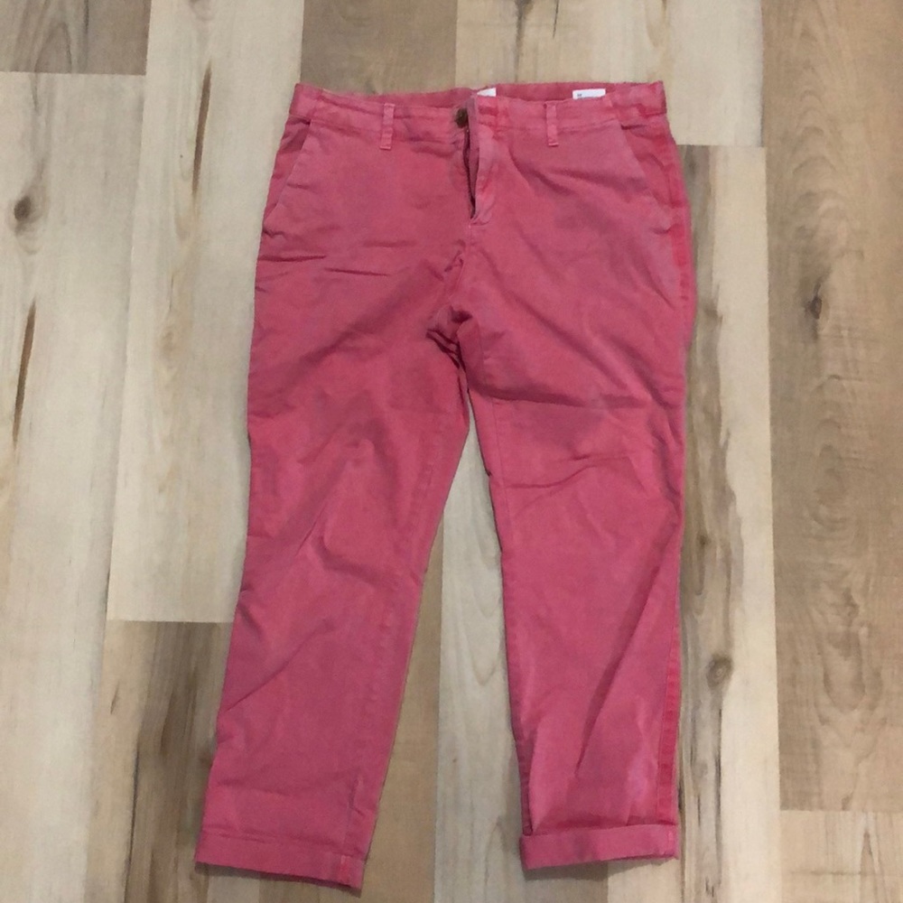 GAP girlfriend chino pink size8
